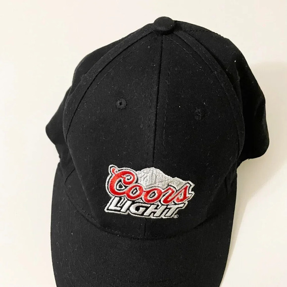 Coors  Light Stretch Fit Embroidered Cap Hat One Size Fits Most Beer - Picture 14 of 15